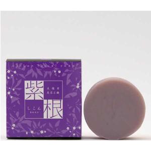 洗顔用 紫根石けん 泡立てネット付き 100g...の詳細画像2
