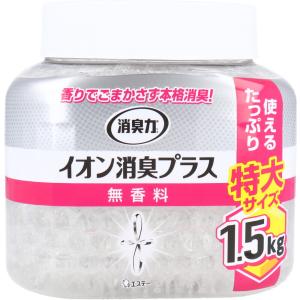 消臭力 クリアビーズ イオン消臭プラス 特大 無香料 1.5kg｜kintarou