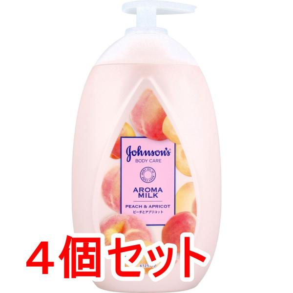 ジョンソンボディケア ラスティングモイスチャー アロマミルク ピーチとアプリコットの香り 500mL...