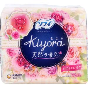 ソフィ Kiyora おりものシート アロマローズの香り 72個入｜kintarou