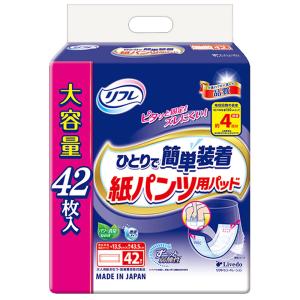 リフレ ひとりで簡単装着 紙パンツ用パッド 2回吸収 ( 72枚入 )/ 尿