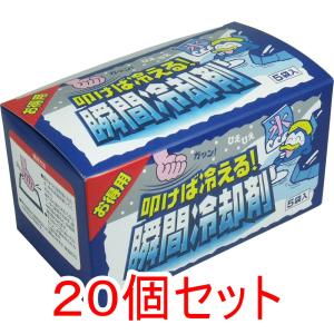 叩けば冷える！ 瞬間冷却剤 お得用 140g×5袋入×20個セット ケース販売