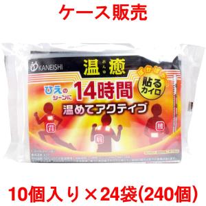 訳あり 温癒 貼るカイロ レギュラー 240枚入 ケース販売