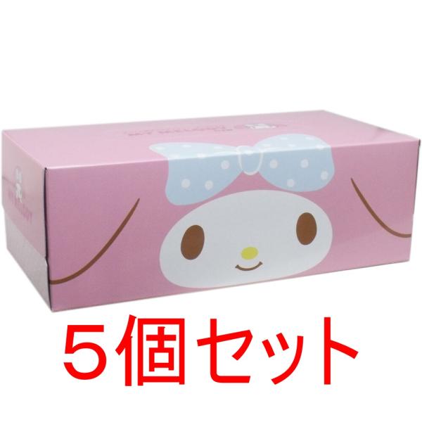 マイメロディ キュートなピンクティシュ 150組（300枚）×5個セット