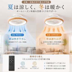 シーリングファン 首振り機能付き サーキュレー...の詳細画像3