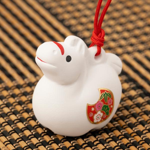 2026年 干支 馬 うま 開運 宝寿午福鈴 置物 置き物 コンパクト 正月飾り 個箱入り 132