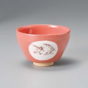 茶道具 抹茶茶碗 粉引 鳥獣戯画茶碗 横井清秀作 化粧箱入 : お