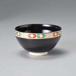 茶道具 抹茶茶碗 数茶碗 天目形 天目型 黒仁清七宝 田中香泉作 帯七宝