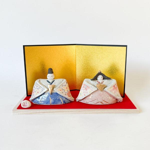 美濃焼 雛人形 すこやか 豊大窯