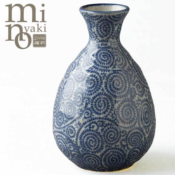 酒器 陶器 タコ唐草 2合 徳利 晩酌 おうち呑み 食器 おしゃれ 美濃焼 日本製