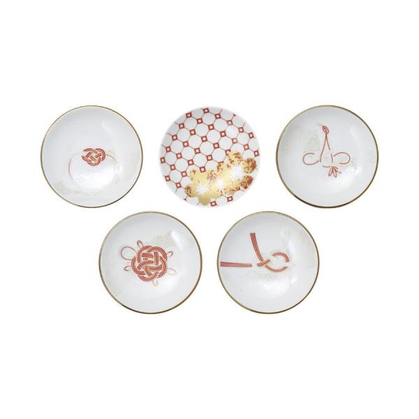 小皿 5枚 セット 食器セット 電子レンジ対応 プレゼント ギフト 吉祥 00471