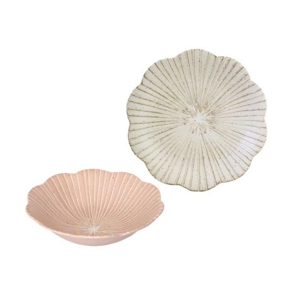 大皿 大鉢 2枚 セット だんらん 食器セット 電子レンジ対応 プレゼント ギフト はなこまち 00...