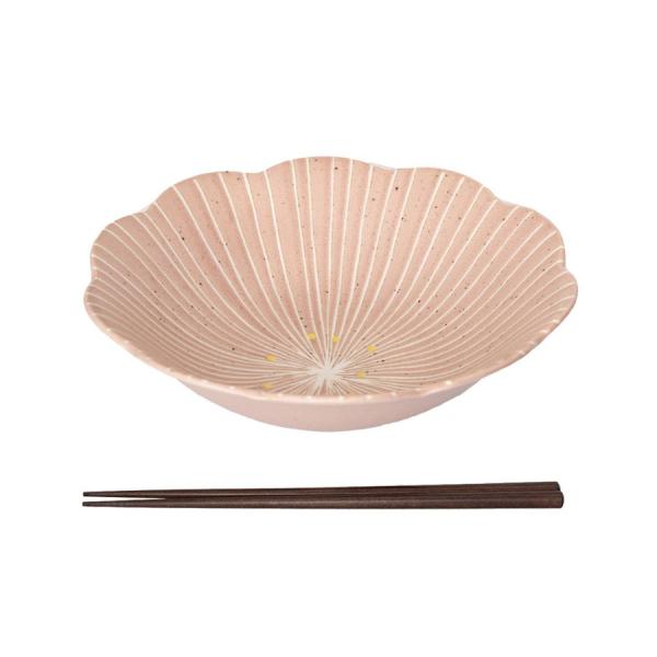 大鉢 箸 セット 取り分け鉢 食器セット 電子レンジ対応 プレゼント ギフト はなこまち 00484