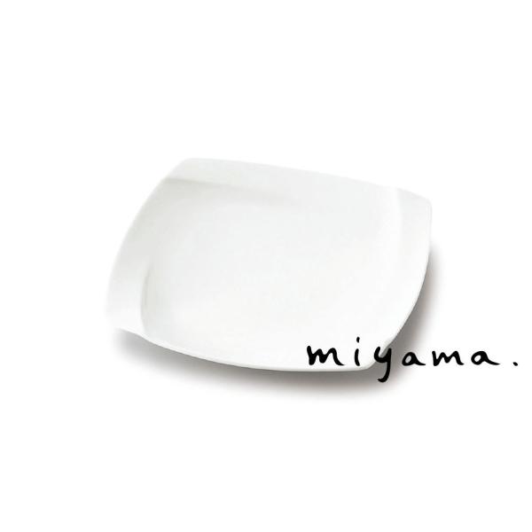 プレート 皿 食器 おしゃれ 20cm シャープなレリーフ オビ 白磁