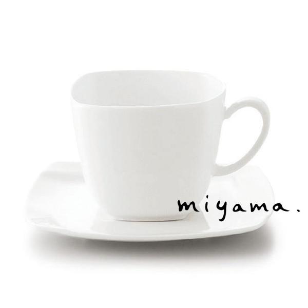 ソーサー スクエア 食器 おしゃれ 白磁 オビ