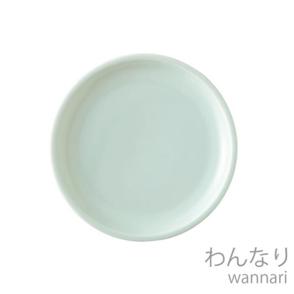食器 おしゃれ プレート わんなり 16.5皿 青白 ひとりぶん食器 おしゃれ 収納しやすい 日本製