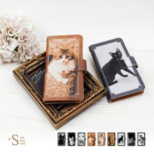 猫 スマホケース AQUOS sense6 ケース 手帳型 アクオスセンス6 カバー 携帯ケース アクオス SHG05 猫｜kintsu