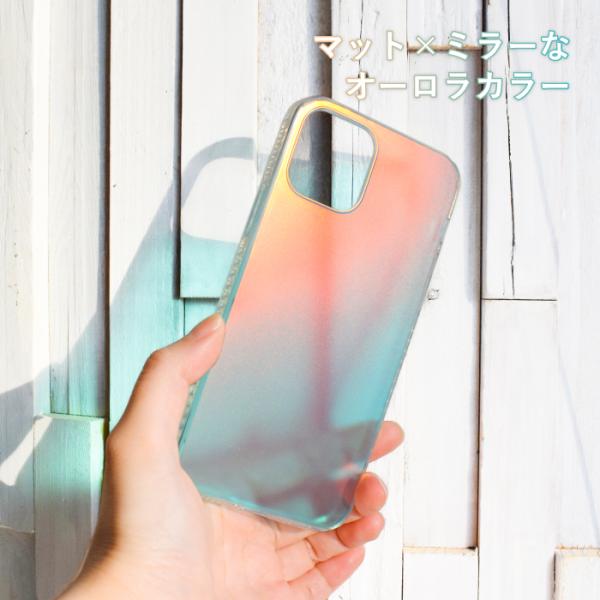 iPhone14 13 ケース オーロラ クリア iPhone 14pro 14plus 14pro...