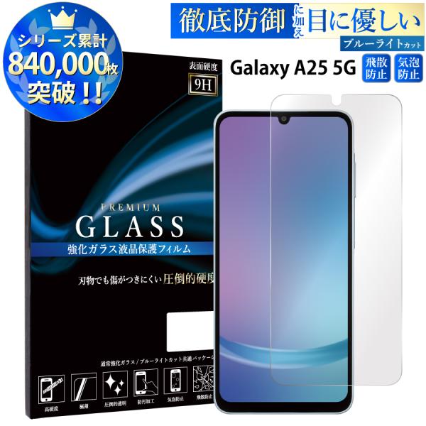 Galaxy A25 5G SC-53F SCG33 SM-A253Z ガラスフィルム ブルーライト...