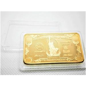 アメリカ1ドル紙幣デザイン！24K 金の延べ棒 インゴット！金塊 新品