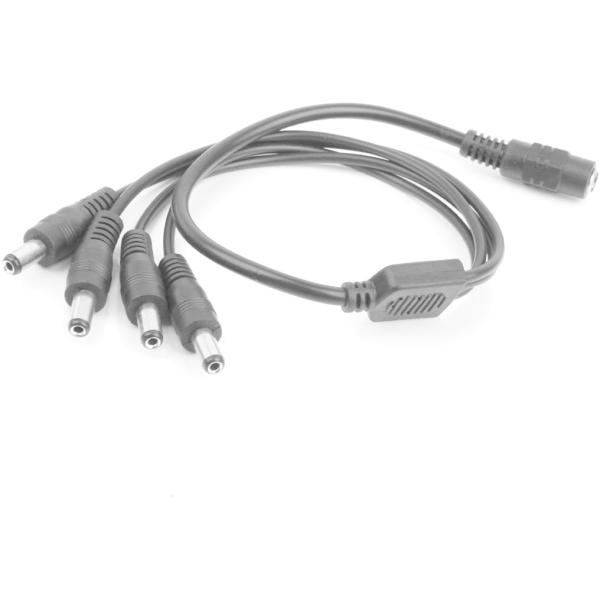 DC電源 4分岐ケーブル外径5.5mm 内径2.1mm 直流電流用