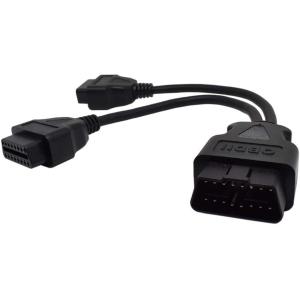 OBD2 分岐ケーブル  ポート用16PIN簡単装着 延長ケーブル 電源取り出し コネクター 分配ケ...