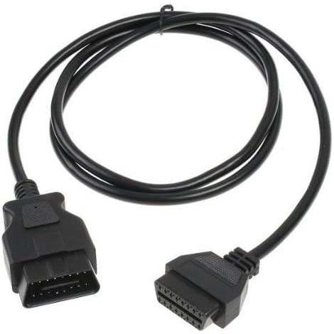 1.5M OBD2スキャナ16ピン用 OBD2延長ケーブル 診断アダプタ 16ピン