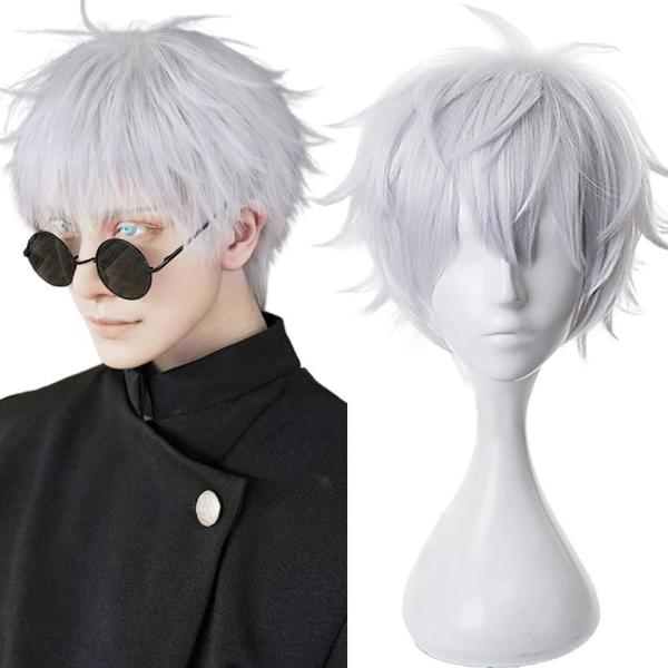 ウィッグ かつら ネット付  メンズ フルウィッグ カツラ かつらコスプレ 小顔 自然 耐熱 人工毛