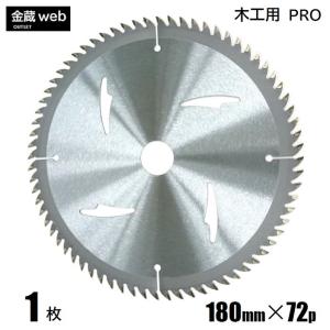 木工用チップソー 外径180mm 刃数72P アウトレット (1枚) 精密造作用 一般木材用 合板用 電気丸ノコ用 充電式丸ノコ用 丸鋸 替刃｜kinzo1