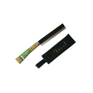 土佐 竹割包丁 安来鋼青紙割込 165mm 両刃 胴金付 竹細工 竹工芸用