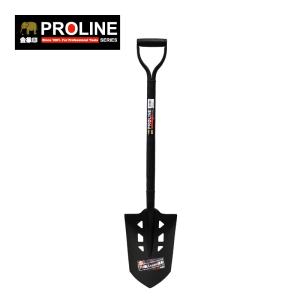 浅香工業 金象PRO 穴明ショベル 丸形 パイプ柄 スコップ 剣先スコップ