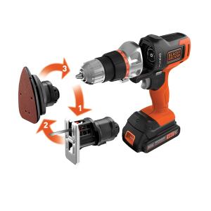 ブラック＆デッカー 18V マルチツール ベーシック マルチエボ