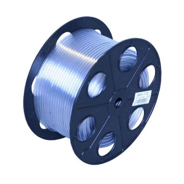 カクイチ 透明ホース 4×6×80ｍ ホース 散水 排水 農業 土木 ガーデニング