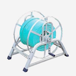 昭和ブリッジ アルミ製 ホース巻取器 床置き型 MA-1B 巻取り器 農業