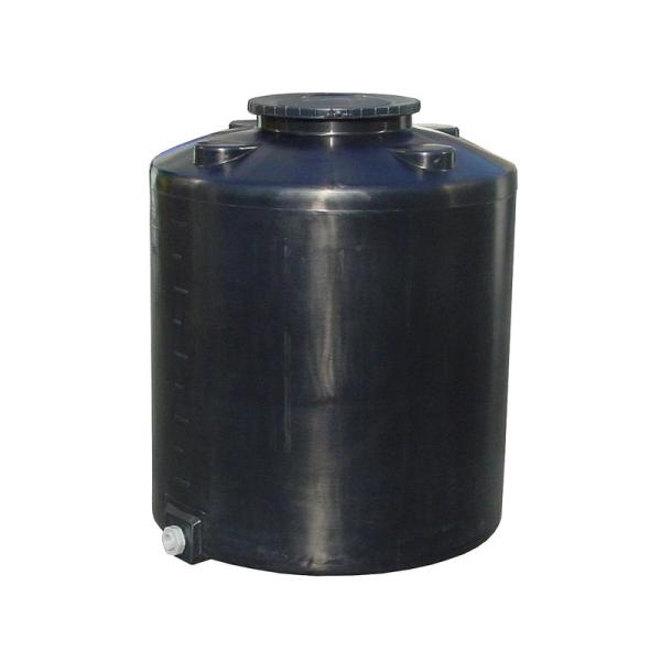 円筒型タンク 500L ブラック TM-500 大型重量商品 貯水タンク 大型容器 モリマーサム樹脂