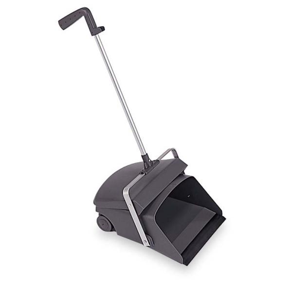 テラモト デカチリトリ １本柄 ダークグレー ホコリ フロア チリトリ ベランダ オフィス 屋外 落...