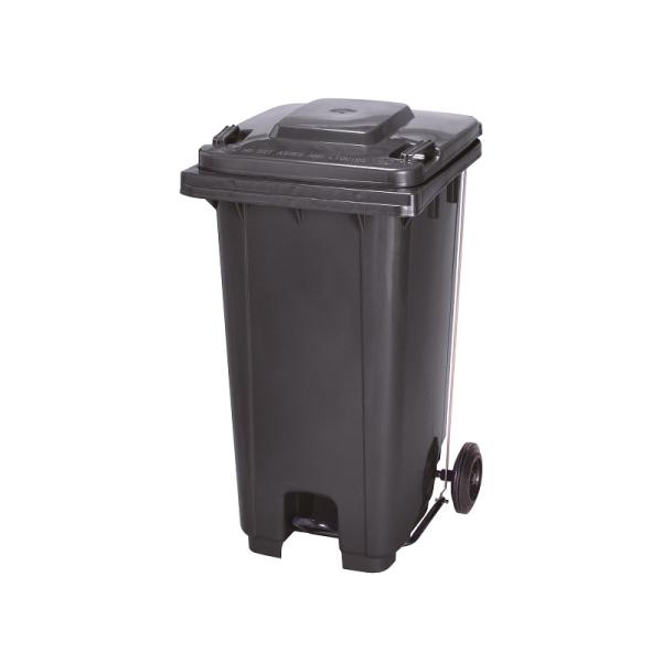 カイスイマレン ダストカート 足ペダル式 KTP240 容量約240L フットペダル 業務用 ゴミ収...