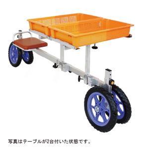 ハラックス アルミ製いちご収穫用台車 ラクエモン...の商品画像