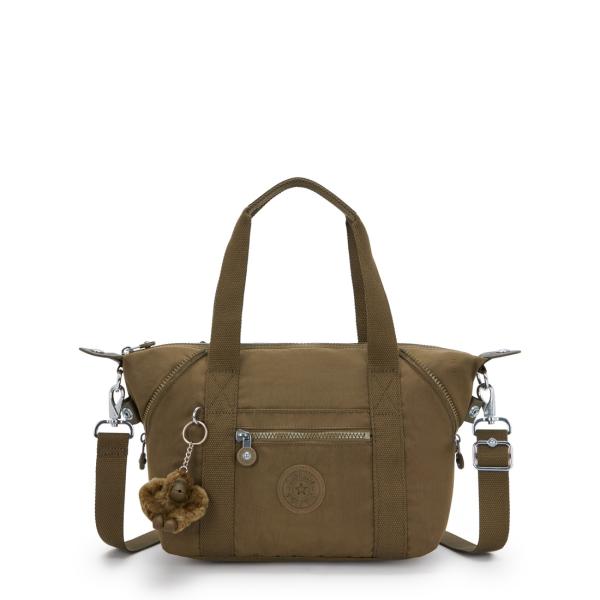 キプリング 公式 ボストンバッグ ART MINI(Smooth Khaki) アートミニ(スムース...
