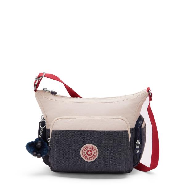キプリング 公式 ショルダーバッグ GABB S(Jeans Grey Bl) ガブエス(ジーンズグ...