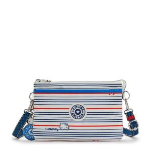 キプリング 公式 ショルダーバッグ RIRI(Hello Kitty Str) リリ(ハローキティストライプ) KI31635DL KITTY コレクション