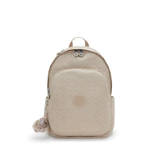 キプリング 公式 リュック バックパック DELIA(Sign Beige Emb) デリア(サイン...