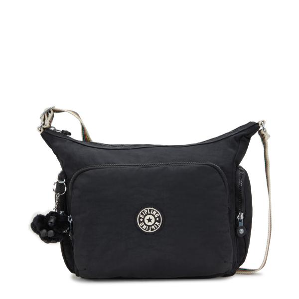 キプリング 公式 ショルダーバッグ GABB(Black Stripe WF) ガブ(ブラックストラ...