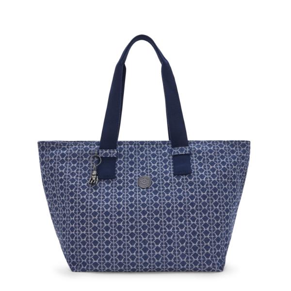 キプリング 公式 トートバッグ RAAJA(Signature Denim) ラージャ(シグネチャー...