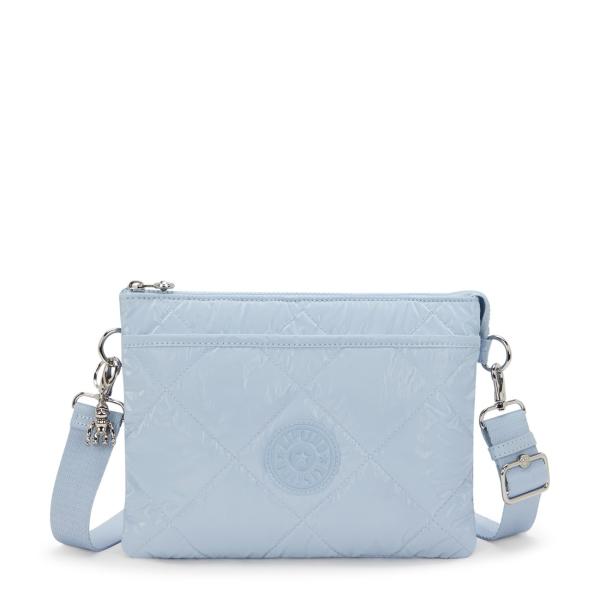 キプリング 公式 ショルダーバッグ RIRI L(Glowing Blue Ql) リリエル(グロー...