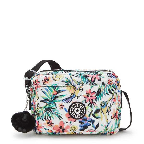 キプリング 公式 ショルダーバッグ ABANU M(Cocktail Floral) アバヌエム(カ...