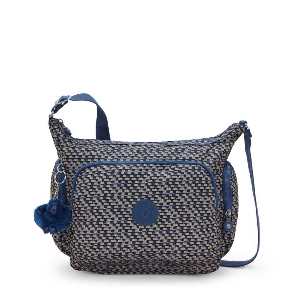 キプリング 公式 ショルダーバッグ GABB(Blue on Wire) ガブ(ブルーオンワイヤー)...