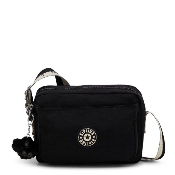 キプリング 公式 ショルダーバッグ ABANU M(Noir BW Kipling) アバヌエム(ノ...