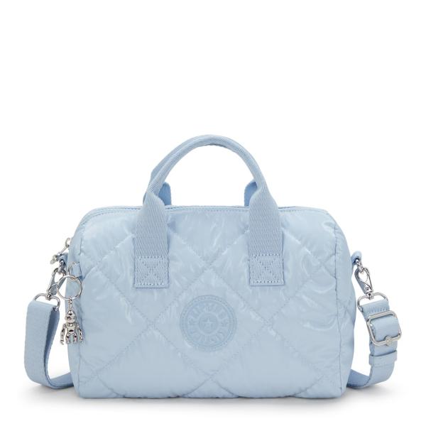 キプリング 公式 ボストンバッグ BINA M(Glowing Blue Ql) ビーナエム(グロー...