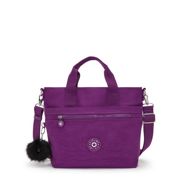 キプリング 公式 トートバッグ ZAMORA UP(Restless Purple) サモラアップ(...